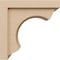 Ekena Millwork 6"W x 12"D x 12"H Classic Emerson Rough Cedar Woodgrain TimberThane Corbel, Primed Tan CORUR06X12X12EMRRCPR - alternate 3